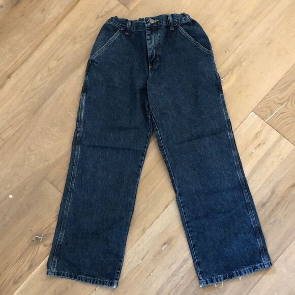 Wrangler Husky Denim Blue Jean with Cinch Waist for Personal Sizing (16 Husky) - Picture 1 of 6